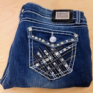 E-line Jeans Rhinestone